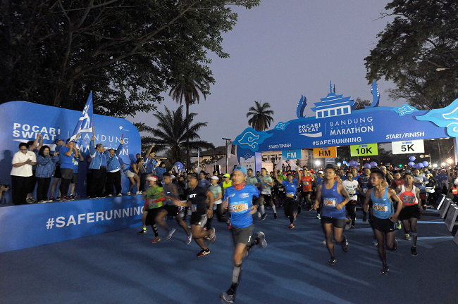  6.500 Pelari Ikuti Bandung West Java Marathon