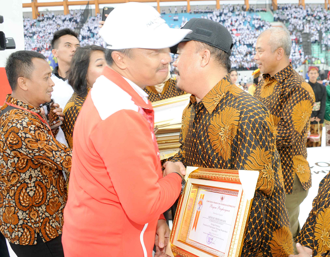  Aher, Pembina Olahraga Daerah Berprestasi Tahun 2017