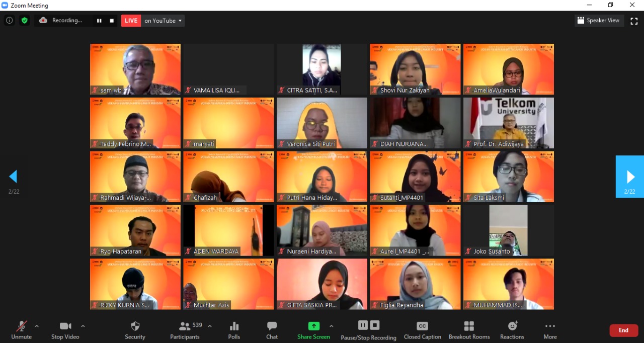 D3 Marketing Digital Tel-U Gelar Webinar