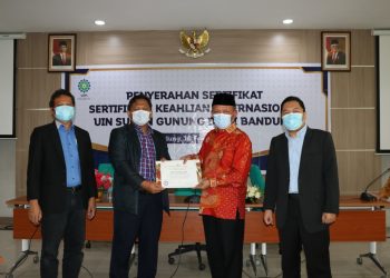 9 Dosen UIN SGD Bandung Tersertifikasi Keahlian Internasional