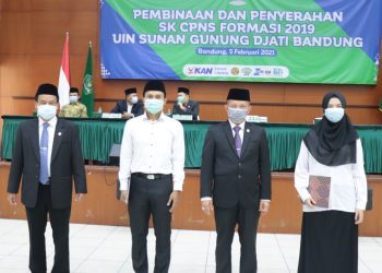Pembinaan dan Penyerahan SK CPNS Formasi 2019 UIN Sunan Gunung Djati Bandung